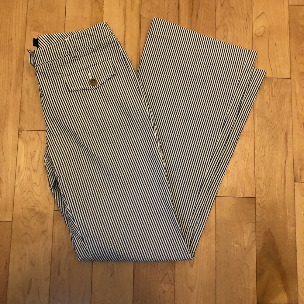 L.L. Bean Striped Sear Sucker Women’s Pants
